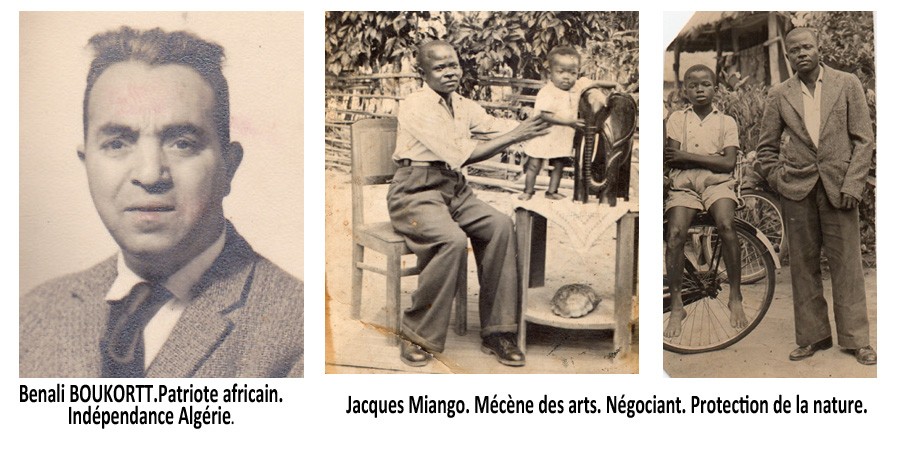 Benali Boukortt et Jacques Miango